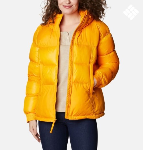 Women's Columbia Pike Lake II Insulated Jackets Yellow | CA-U3C65