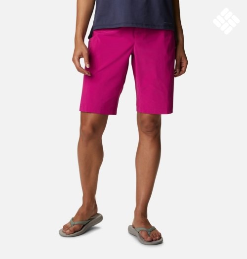 Women's Columbia Pleasant Creek Board Shorts Fuchsia | CA-N01C8