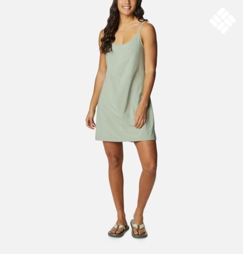 Women's Columbia Pleasant Creek Stretch Dress Mint | CA-MLA1C