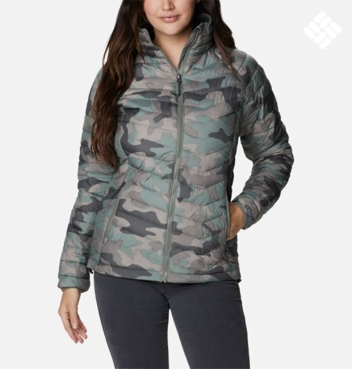 Women's Columbia Powder Lite Jackets Camo | CA-A310L