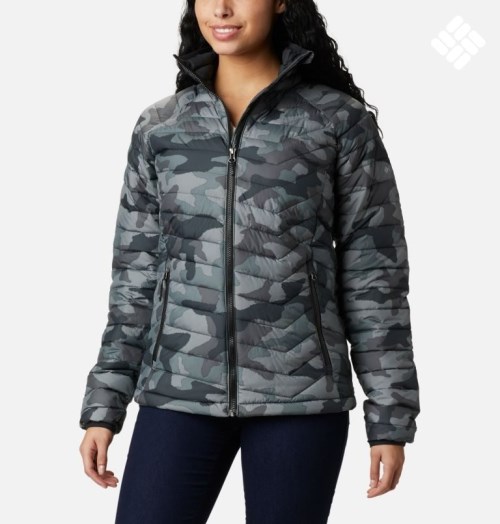 Women's Columbia Powder Lite Jackets Camo | CA-SC0A5