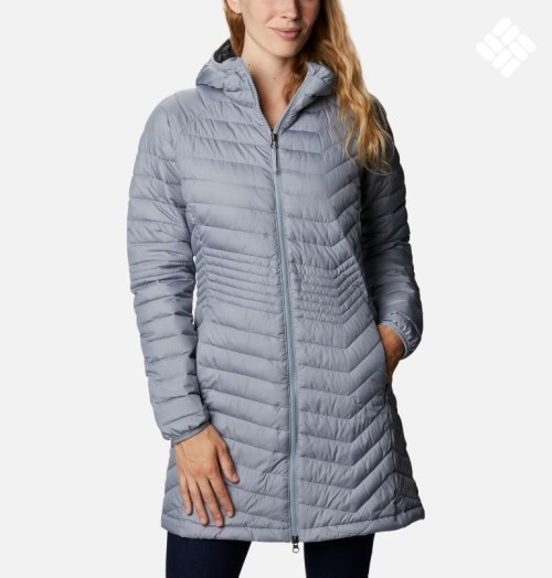 Women's Columbia Powder Lite Mid Jackets Grey | CA-V43CA