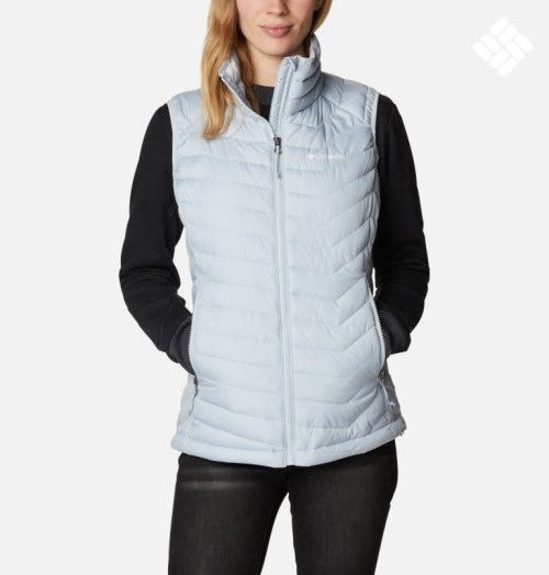 Women's Columbia Powder Lite Vest Light Grey | CA-CC368