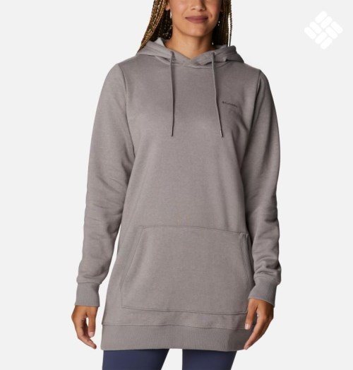 Women's Columbia Rush Valley Long Hoodie Grey | CA-O8350