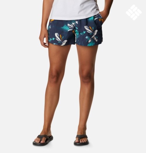 Women's Columbia Sandy River II Printed Shorts Flower | CA-ZA306