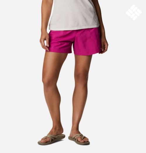 Women's Columbia Sandy River Shorts Fuchsia | CA-A03C4