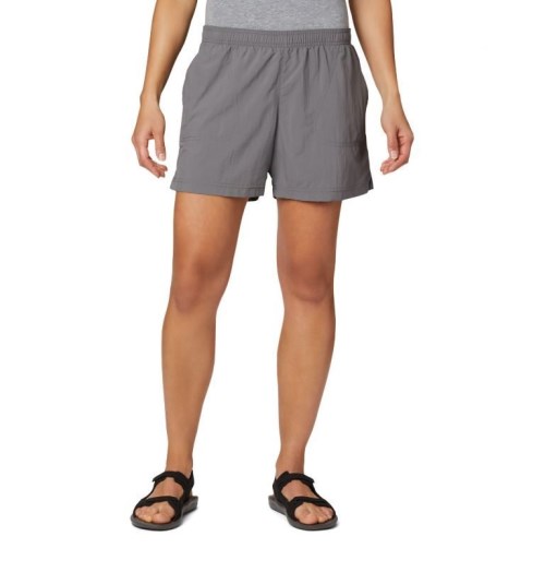 Women's Columbia Sandy River Shorts Grey | CA-D61LC