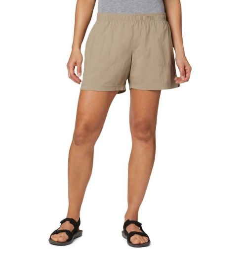 Women's Columbia Sandy River Shorts Khaki | CA-Z318L