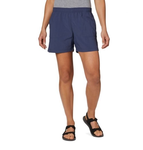 Women's Columbia Sandy River Shorts Navy | CA-A683L