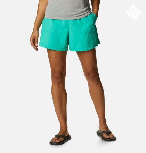 Women's Columbia Sandy River Shorts Turquoise | CA-JLAC4