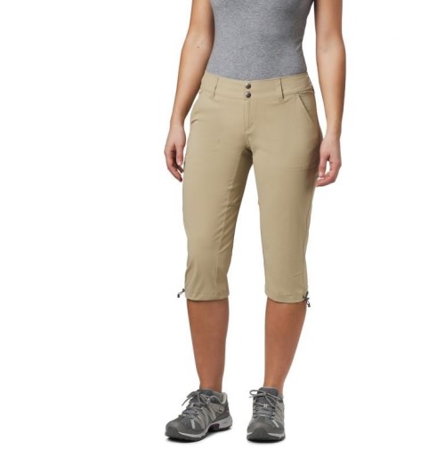 Women's Columbia Saturday Trail II Knee Pants Khaki | CA-E08AL