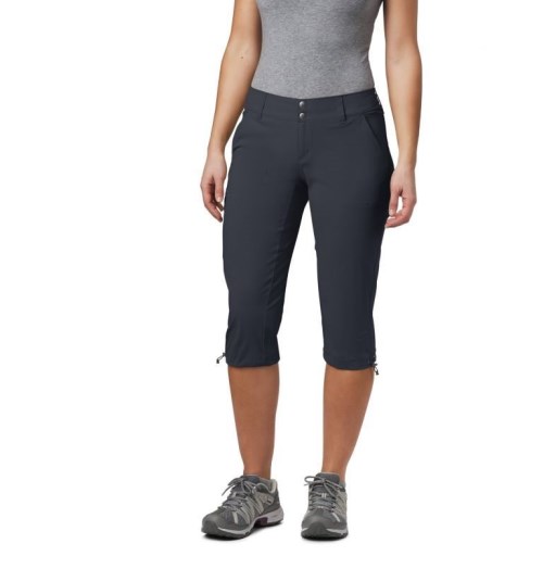 Women's Columbia Saturday Trail II Knee Pants Black | CA-O638A