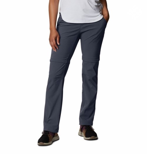 Women's Columbia Saturday Trail II Stretch Convertible Pants Navy | CA-F4018