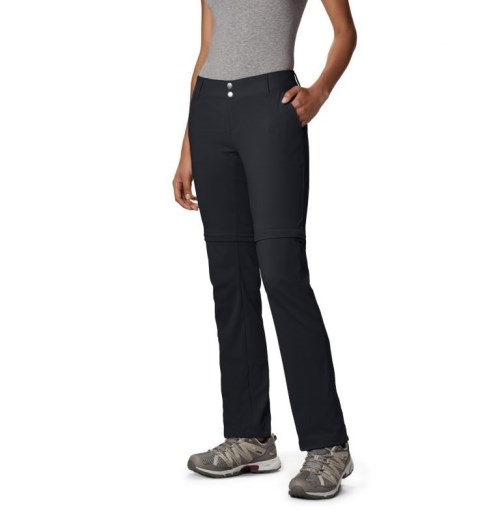 Women's Columbia Saturday Trail II Stretch Convertible Pants Black | CA-Z1LC0