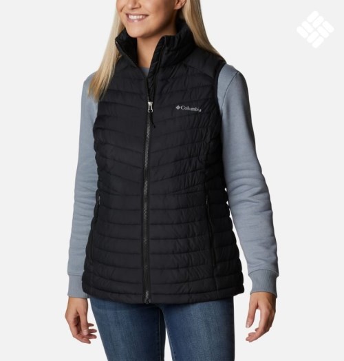 Women's Columbia Slope Edge Vest Black | CA-T5AC8