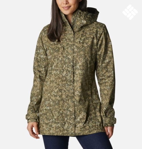 Women's Columbia Splash A Little II Jackets Olive | CA-H6584