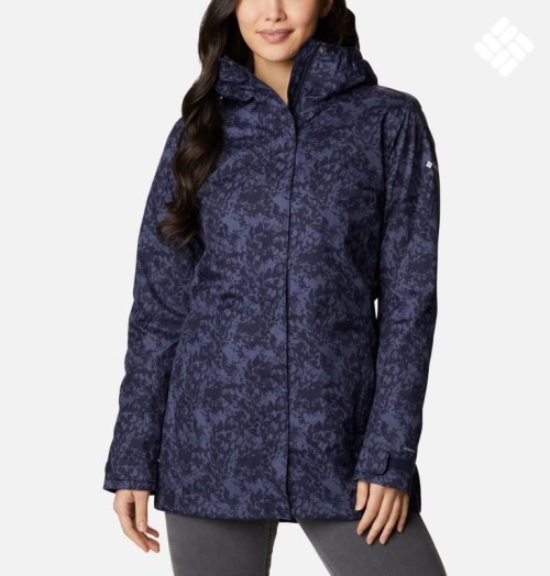 Women's Columbia Splash A Little II Jackets Navy | CA-V1483