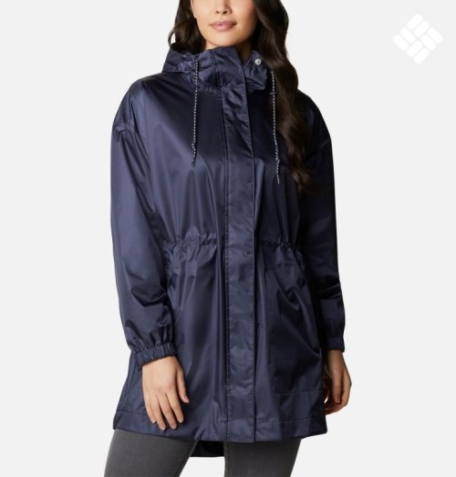 Women's Columbia Splash Side Jackets Navy | CA-G6043