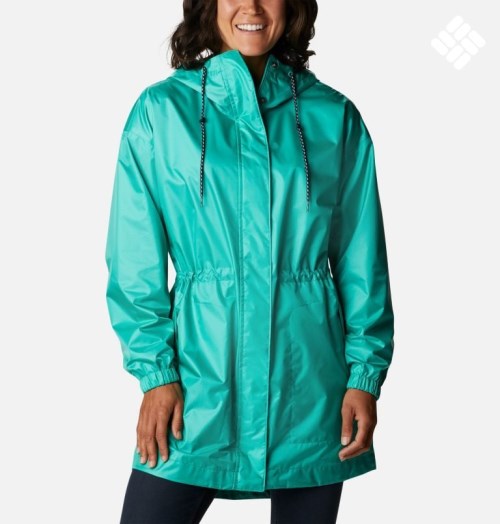 Women's Columbia Splash Side Jackets Turquoise | CA-B05LC