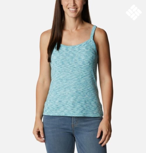 Women's Columbia Stanley Park Tanks Turquoise | CA-KC1A3