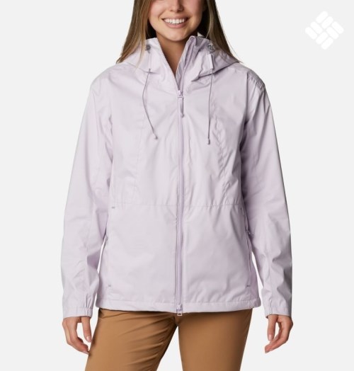 Women's Columbia Sunrise Ridge Jackets Pink | CA-V648C