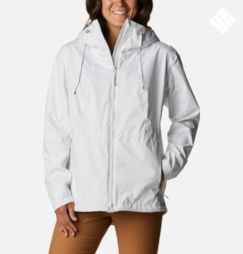 Women's Columbia Sunrise Ridge Jackets White | CA-TL415