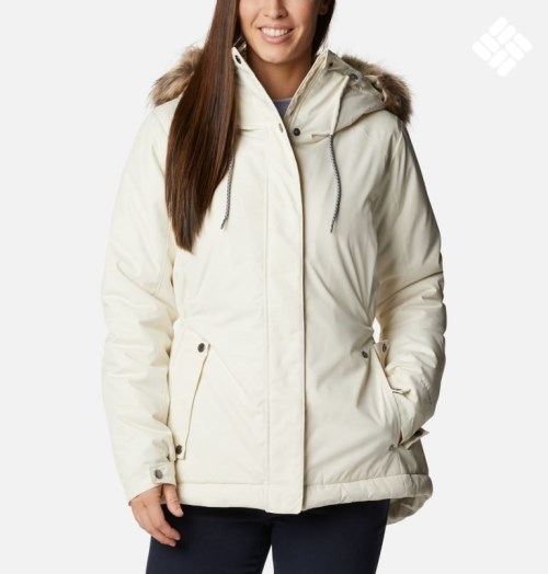 Women's Columbia Suttle Mountain II Insulated Jackets Cream | CA-MA6C1