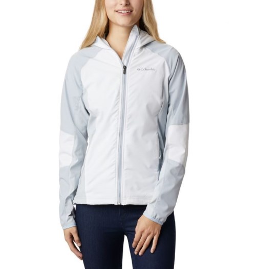 Women's Columbia Sweet As Hooded Shell Jackets White | CA-IL860