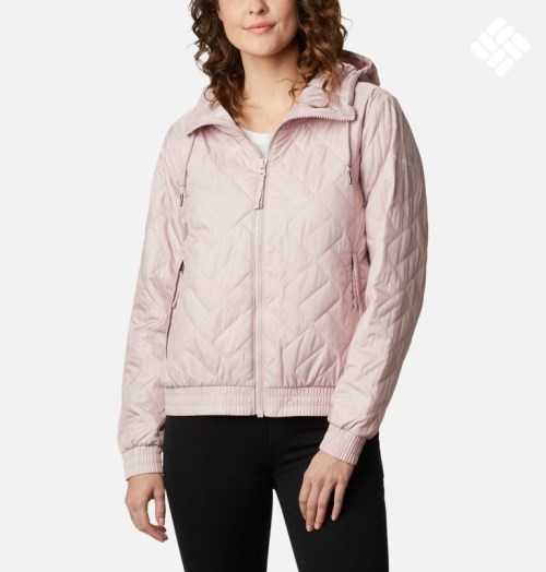 Women's Columbia Sweet View Bomber Insulated Jackets Pink | CA-Z4C06