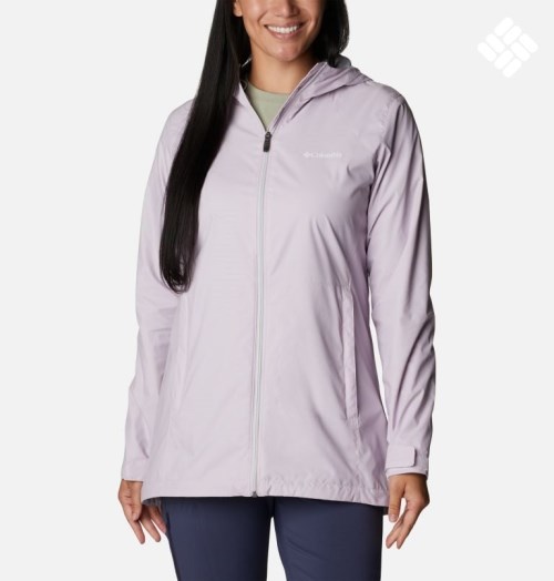 Women's Columbia Switchback Lined Long Jackets Lavender | CA-F5A31