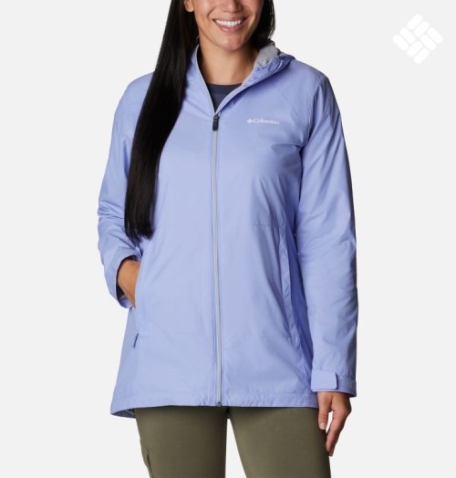 Women's Columbia Switchback Lined Long Jackets Blue | CA-S8L4A