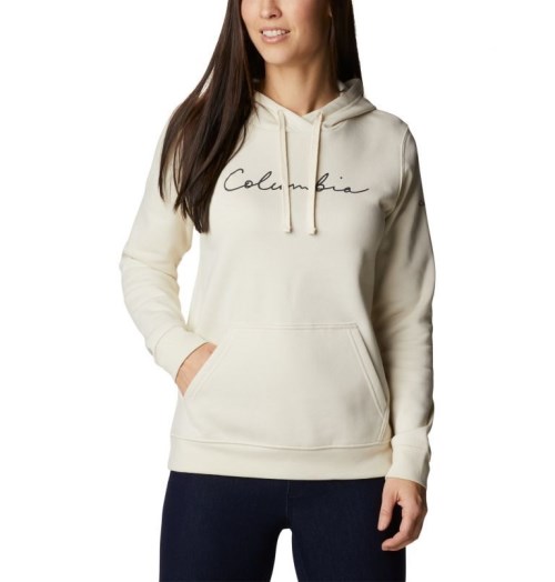 Women's Columbia Trek Graphic Hoodie Cream | CA-R631C