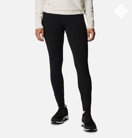 Women's Columbia Trek Leggings Black | CA-DA83L