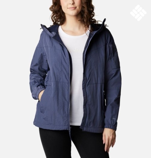 Women's Columbia Wallowa Park Lined Jackets Navy | CA-OC6L5