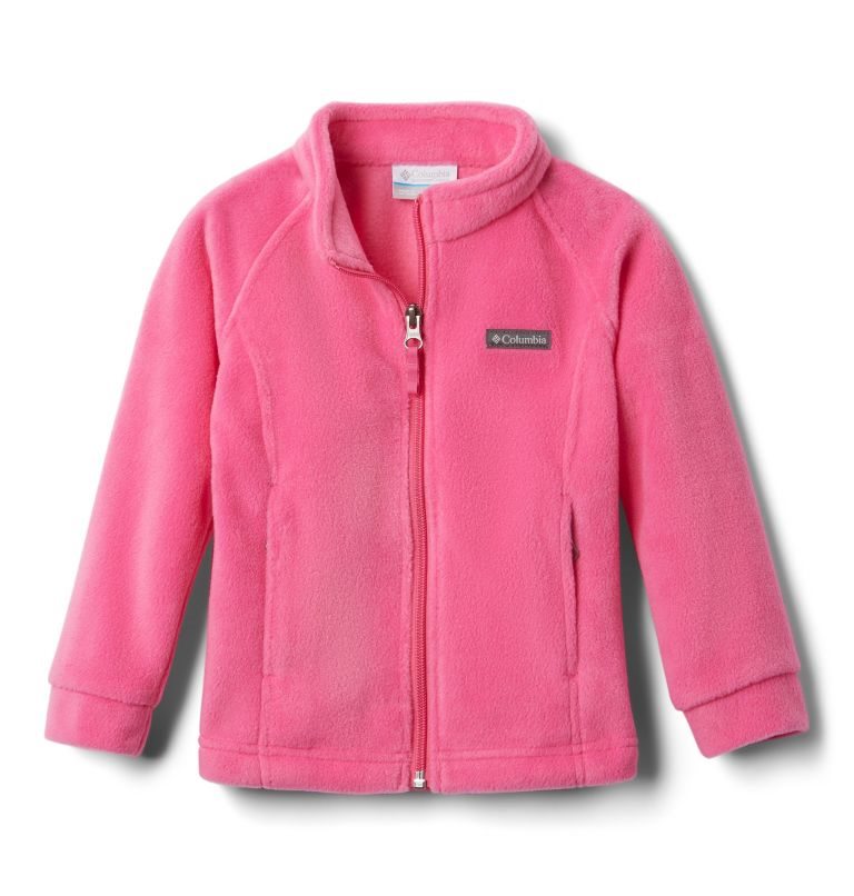 Kids\' Columbia Benton Springs Fleece Jackets Pink | CA-C3604