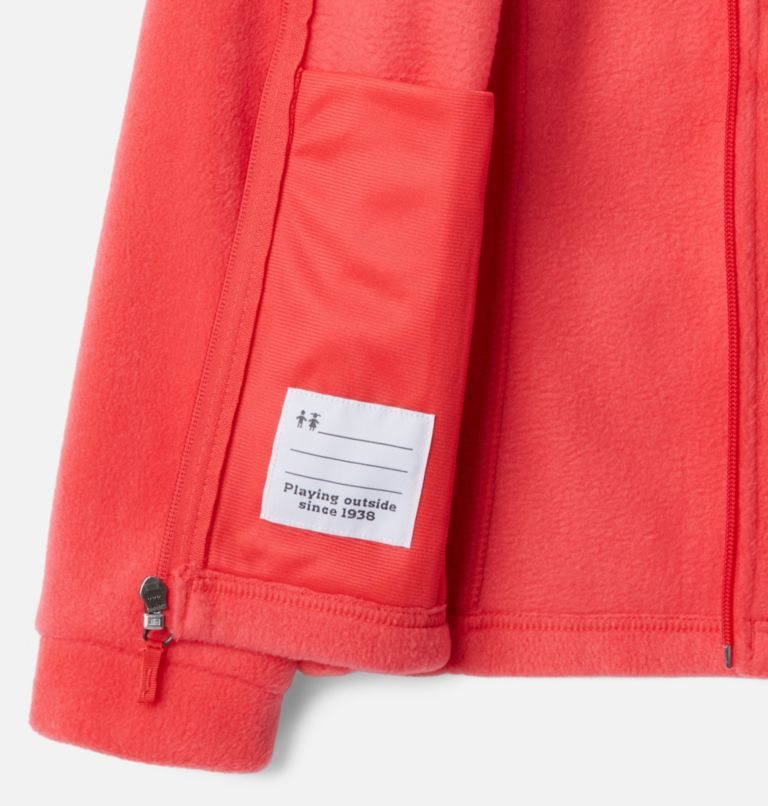 Kids' Columbia Benton Springs Fleece Jackets Red | CA-E481A