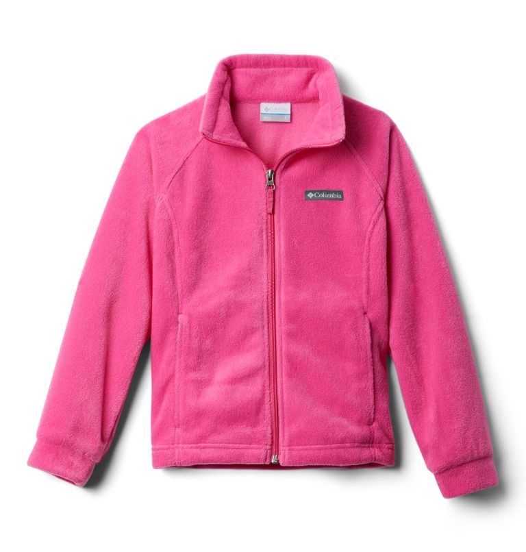 Kids' Columbia Benton Springs Fleece Jackets Pink | CA-JL8A4