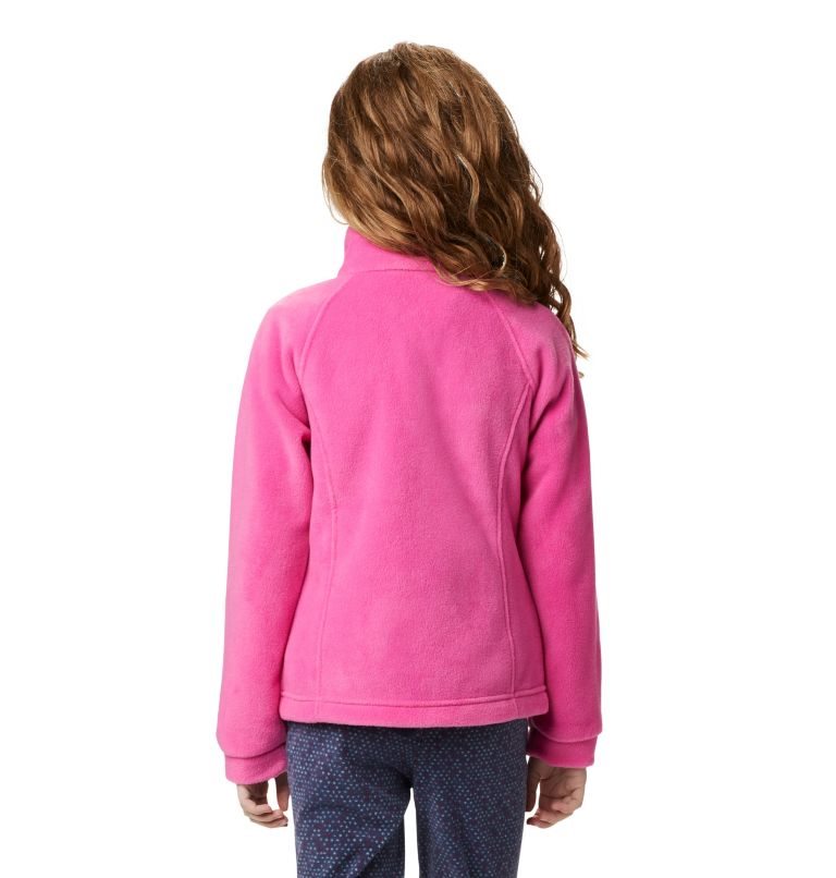 Kids' Columbia Benton Springs Fleece Jackets Pink | CA-JL8A4