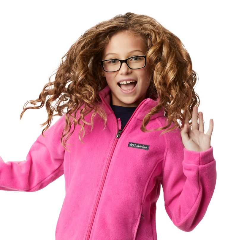 Kids' Columbia Benton Springs Fleece Jackets Pink | CA-JL8A4