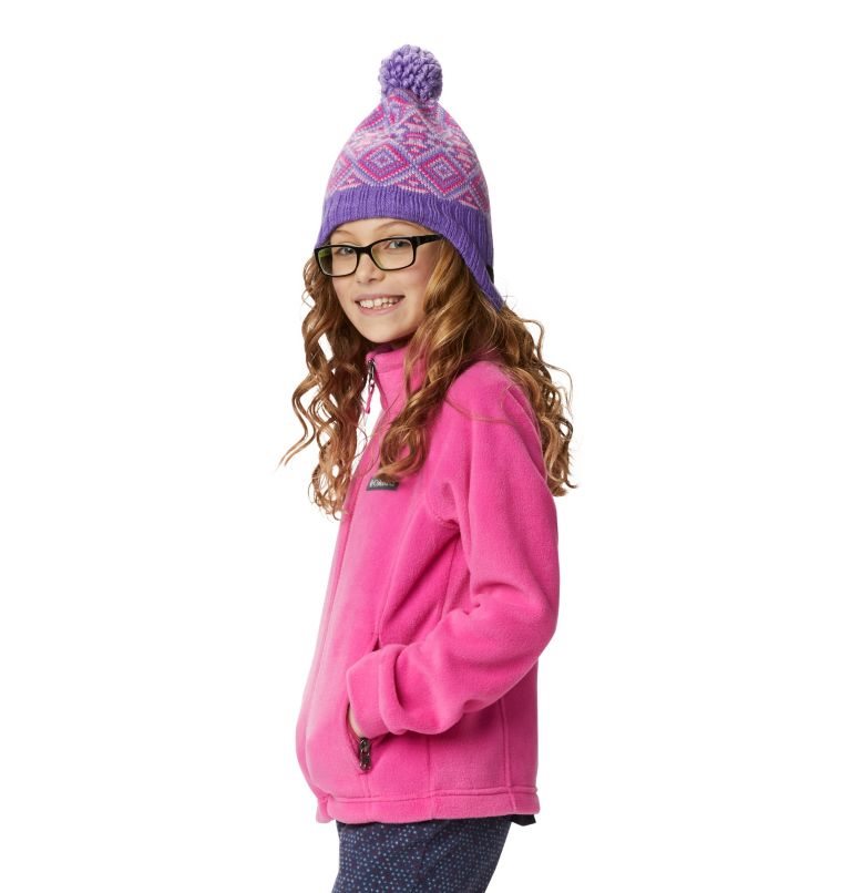 Kids' Columbia Benton Springs Fleece Jackets Pink | CA-JL8A4