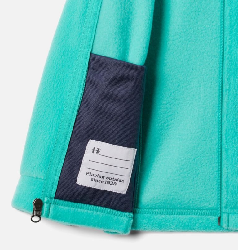 Kids' Columbia Benton Springs Fleece Jackets Turquoise | CA-L410C