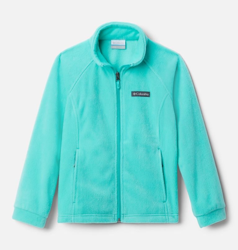 Kids\' Columbia Benton Springs Fleece Jackets Turquoise | CA-R084A