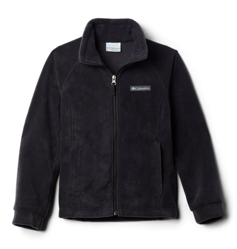 Kids' Columbia Benton Springs Fleece Jackets Black | CA-X4160