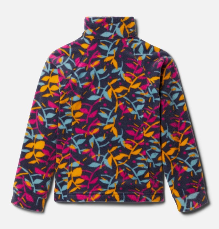 Kids' Columbia Benton Springs II Printed Fleece Jackets Flower | CA-L5018