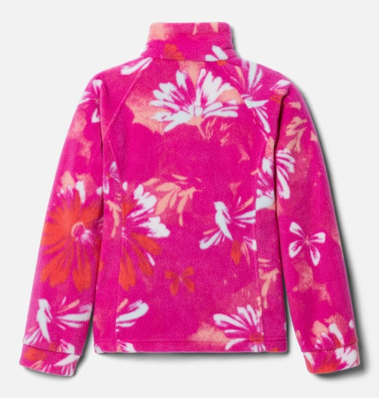 Kids' Columbia Benton Springs II Printed Fleece Jackets Flower | CA-M6541