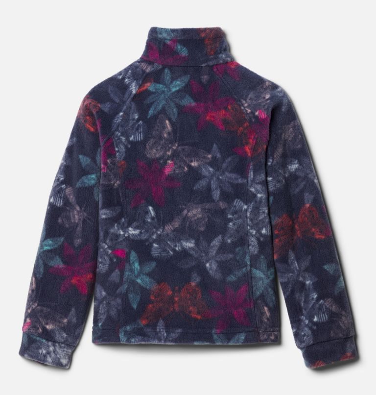 Kids' Columbia Benton Springs II Printed Fleece Jackets Flower | CA-Q381C