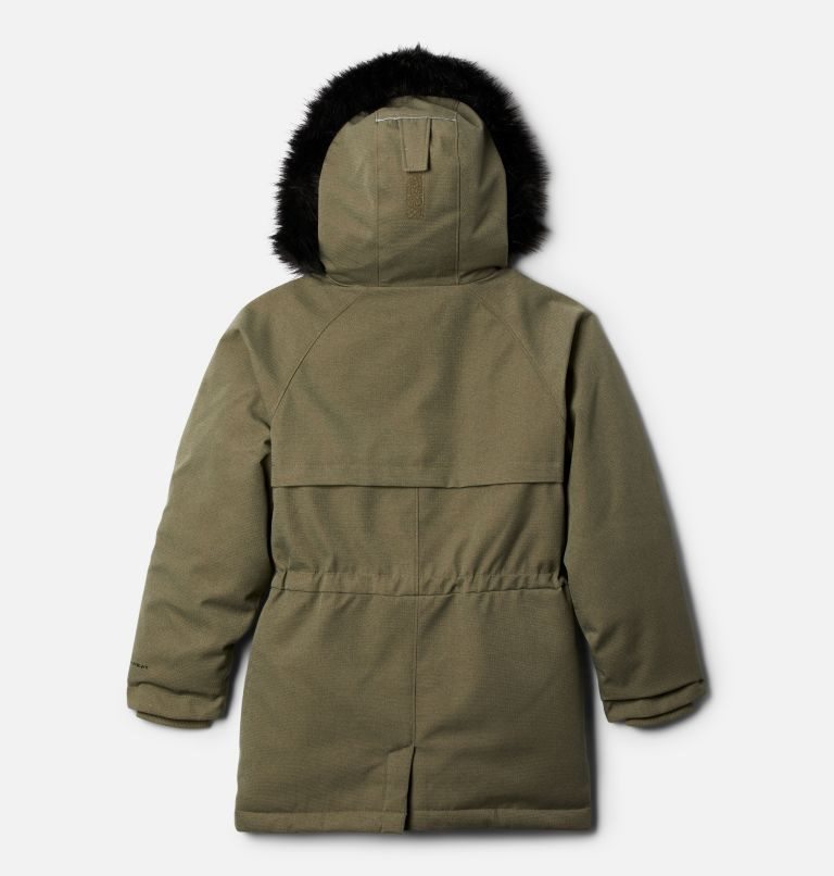 Kids' Columbia Boundary Bay Down Jackets Olive | CA-H1350