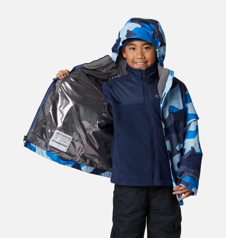 Kids' Columbia Bugaboo II Interchange Fleece Jackets Camo | CA-CA0L4