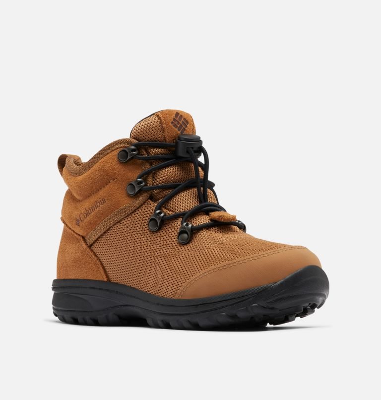 Kids' Columbia Fairbanks Mid Boots Brown | CA-O51C4