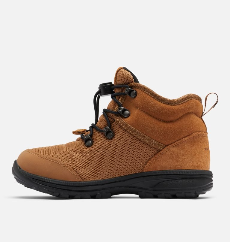 Kids' Columbia Fairbanks Mid Boots Brown | CA-O51C4